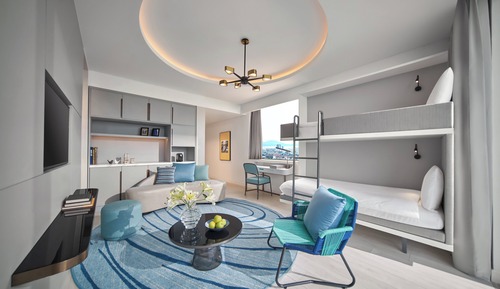 Family Suite, 1 Bedroom, Balcony, Sea View