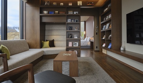 Deluxe Design Twin Room with Onsen Open-Air Bath (Lake View) East Wing, Non-Smoking