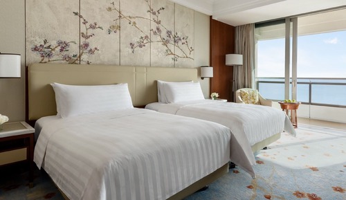 Deluxe Room, 2 Twin Beds, Balcony, Sea View