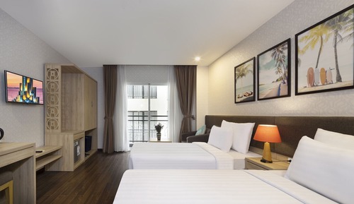Deluxe Twin Room, Balcony, City View