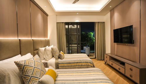 Business Twin Room, Smoking, City View