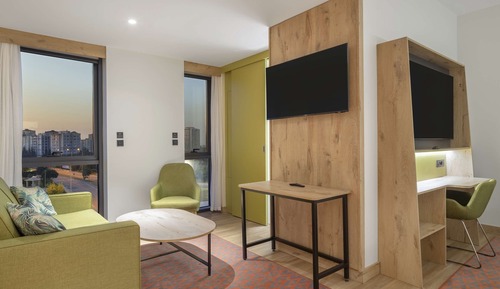 Room, 1 King Bed with Sofa bed, Smoking, Corner