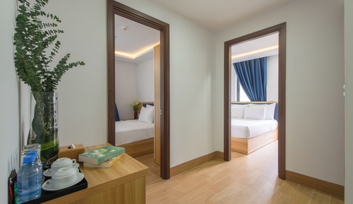 Family Room, 2 Bedrooms, Balcony, City View