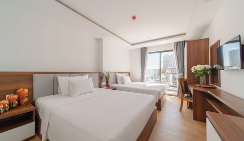 Deluxe Twin Room, 2 Queen Beds, Balcony