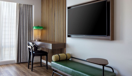 Deluxe Room, 1 King Bed, Non Smoking, Courtyard View (Mobility/Hearing Access, Roll-in Shwr)