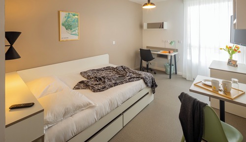 Economic studio, 1 double bed