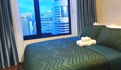 Condo, 1 Queen Bed with Sofa bed, Kitchen, City View