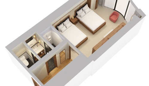 Room, 2 Double Beds (Skyline Double Double)