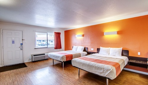 Standard Room, 2 Queen Beds, Non Smoking, Refrigerator & Microwave