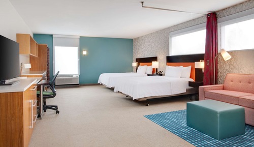 Studio, 2 Queen Beds, Accessible, Non Smoking (Roll-in Shower)