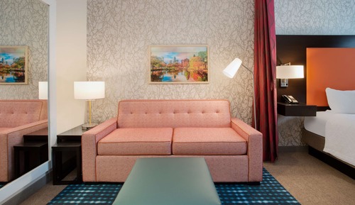 Studio, 2 Queen Beds, Accessible, Bathtub