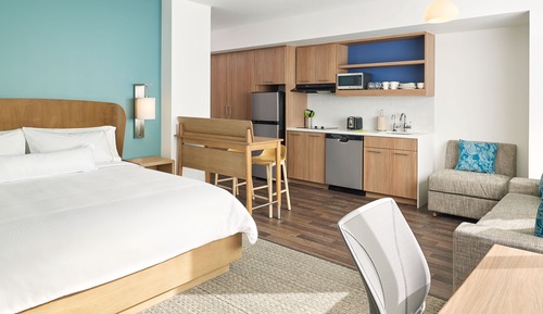 Studio, 1 King Bed with Sofa bed (Mobility Accessible, Tub)