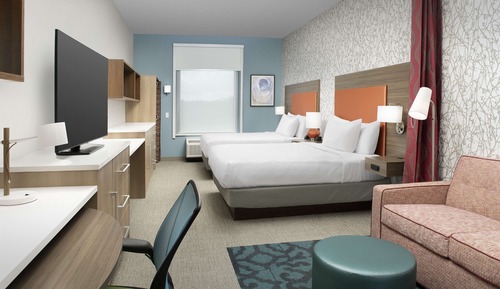 Studio, 2 Queen Beds, Accessible (Mobility & Hearing, Roll-in Shower)