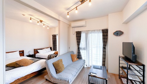 Deluxe Room (2 Double Beds, 1 Sofa Bed, Kitchen, Non-Smoking)