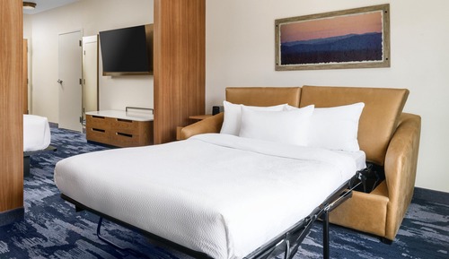 Suite, 1 King Bed with Sofa bed, Non Smoking (Hearing Accessible)