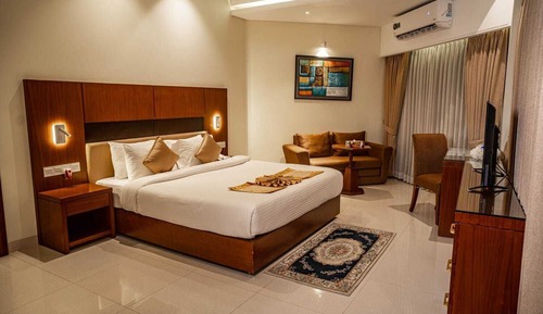 Deluxe Double Room, 1 King Bed, Balcony, Sea View