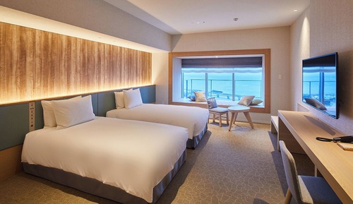 Ocean Corner Deluxe Room (for 4 People), Non Smoking