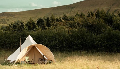 Superior Tent, Private Bathroom, Mountain View (Couples-Only)