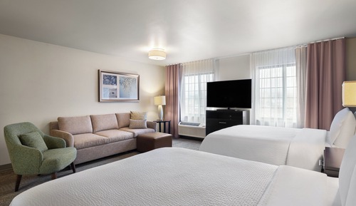 Studio Suite, 2 Queen Beds, Accessible, Kitchen (Communications, Accessible Tub)