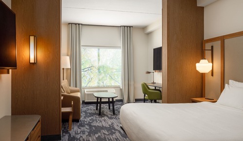 Suite, 1 King Bed with Sofa bed, Non Smoking (Hearing Accessible)