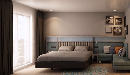 Room, 1 King Bed with Sofa bed