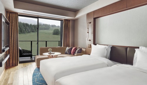 Classic Room, 2 Double Beds, Mountain View