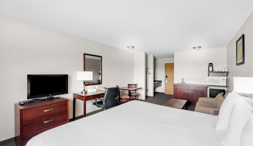 Standard Room, 1 King Bed, Non Smoking, Refrigerator & Microwave