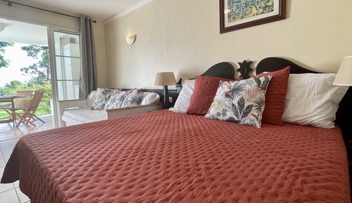 Panoramic Studio, Multiple Beds, Terrace, Sea View (Aouara 1304 RDC Vue mer et plage)