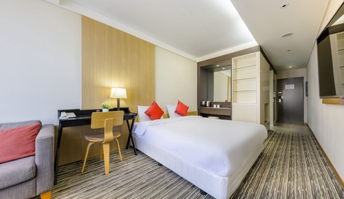 Deluxe Double Room, 1 Bedroom, Non Smoking, City View