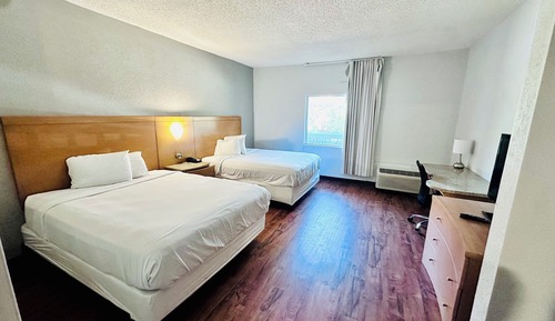 Standard Suite, 2 Queen Beds, Non Smoking, Refrigerator & Microwave