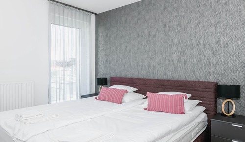 Sky Ambassador Apartment with Balcony