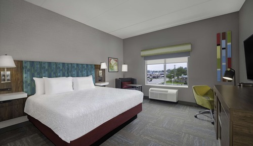 Room, 1 King Bed, Refrigerator & Microwave