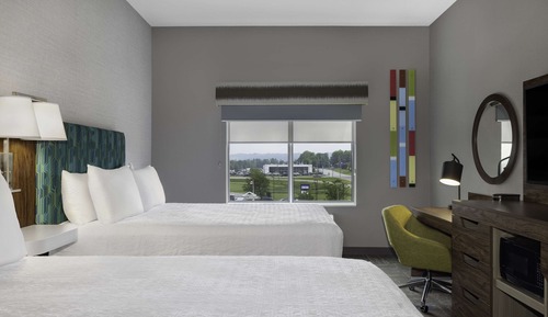 Room, 2 Queen Beds, Refrigerator & Microwave