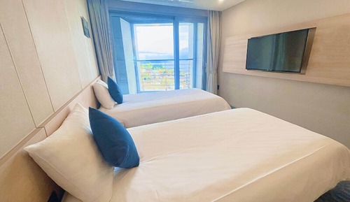 Deluxe Twin Room, Terrace, Partial Ocean View
