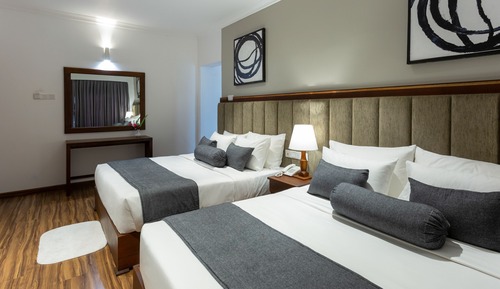 Superior Quadruple Room, Multiple Beds, Balcony, Lake View
