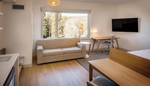 Studio, 1 King Bed with Sofa bed, Non Smoking (Hearing Accessible)