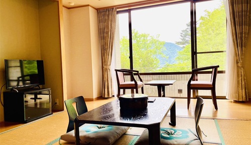 Japanese Style Room, Shared Bathroom, Mountain View