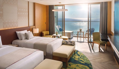 Deluxe Twin Room, 2 Twin Beds, Sea View