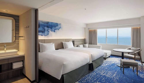 Superior Room with 2 single beds and 2 extra beds, Mountain view