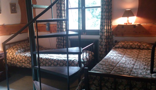 Family Room, One Double and Two Single Beds