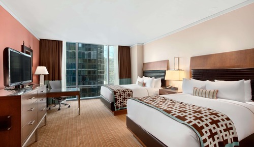 Deluxe Room, 2 Queen Beds, River View (High Floor)