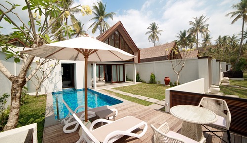 Beach Front Villa with Private Pool