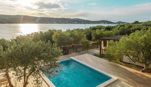 Premium Mobile Home, 2 Bedrooms, Private Pool, Sea View