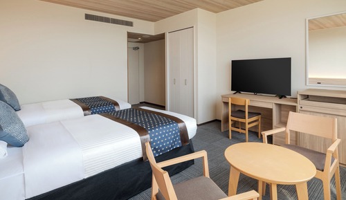 Standard Twin Room, Non Smoking, Ocean View (with Toilet)