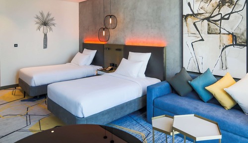 Deluxe Room, 2 Twin Beds, Lagoon View