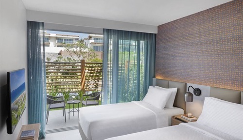 2 Bedroom Suite Pavilion, Private Pool, Ocean View - 1 King & 1 Twin