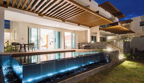 3 Bedroom Suite Pavilion, Private Pool, Ocean View - King Beds