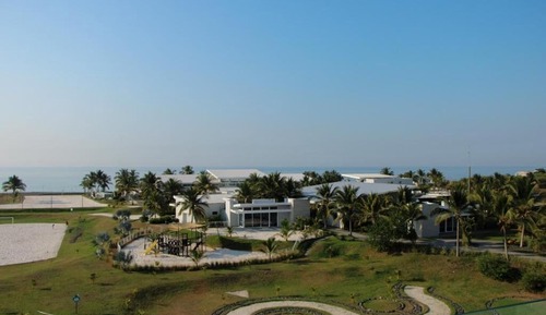 Deluxe Double Room, 2 Double Beds, Sea View