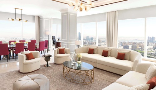 Ambassador Suite, 2 King Bedrooms, Living Room, High Floor (Club Lounge Access)