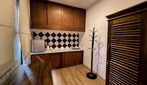 Junior Double Room, 1 King Bed, Refrigerator & Microwave